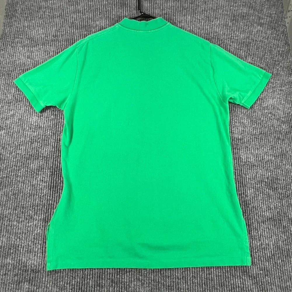 Polo Ralph Lauren Shirt Mens Large Green Short Sleeve Casual Comfort Golf